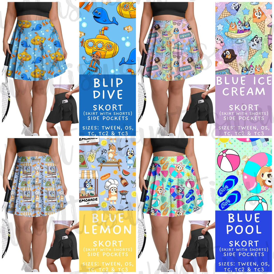 Buy #2833- Pre Order Skorts